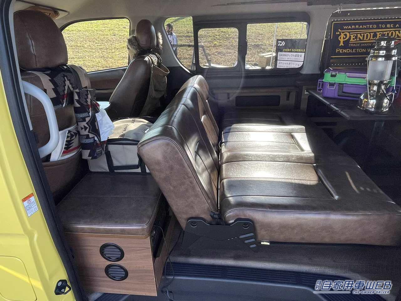 |アウトドア派は必見! flexdreamの釣り車は、オシャレと便利を両立させた、動くラグジュアリー空間だった!