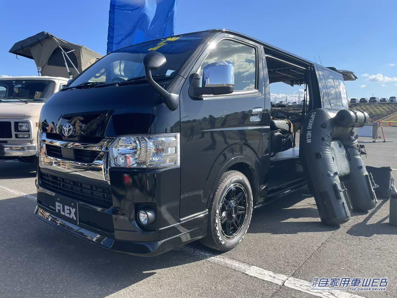 |街乗りでも超イケてる! FLEXの釣り専用ハイエース「FLEX FISHING VAN」は釣り人目線で見ても超実戦仕様!