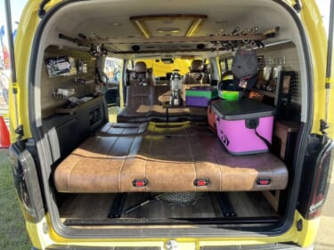 アウトドア派は必見! flexdreamの釣り車は、オシャレと便利を両立させた、動くラグジュアリー空間だった!
