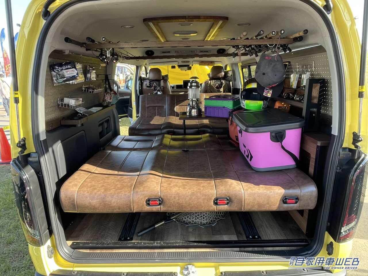|アウトドア派は必見! flexdreamの釣り車は、オシャレと便利を両立させた、動くラグジュアリー空間だった!