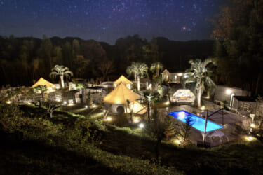 埼玉のプール付きグランピングならココがおすすめ!『+RIVERPOOL FINE GLAMPING埼玉ちちぶ』がオープン