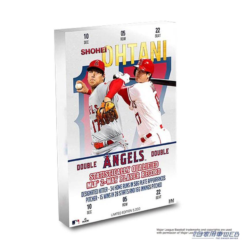 |プレミア必至か!? エンゼルスの大谷翔平が、前人未到の投打ダブル規定到達で記念グッズが発売へ