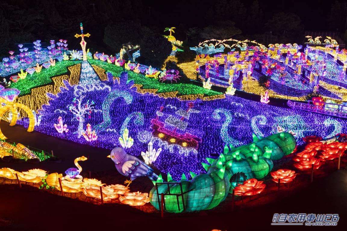 |イルミネーションの上を歩ける!? walker +5年連続1位獲得の「伊豆高原グランイルミ~8th SEASON~」がいよいよスタート