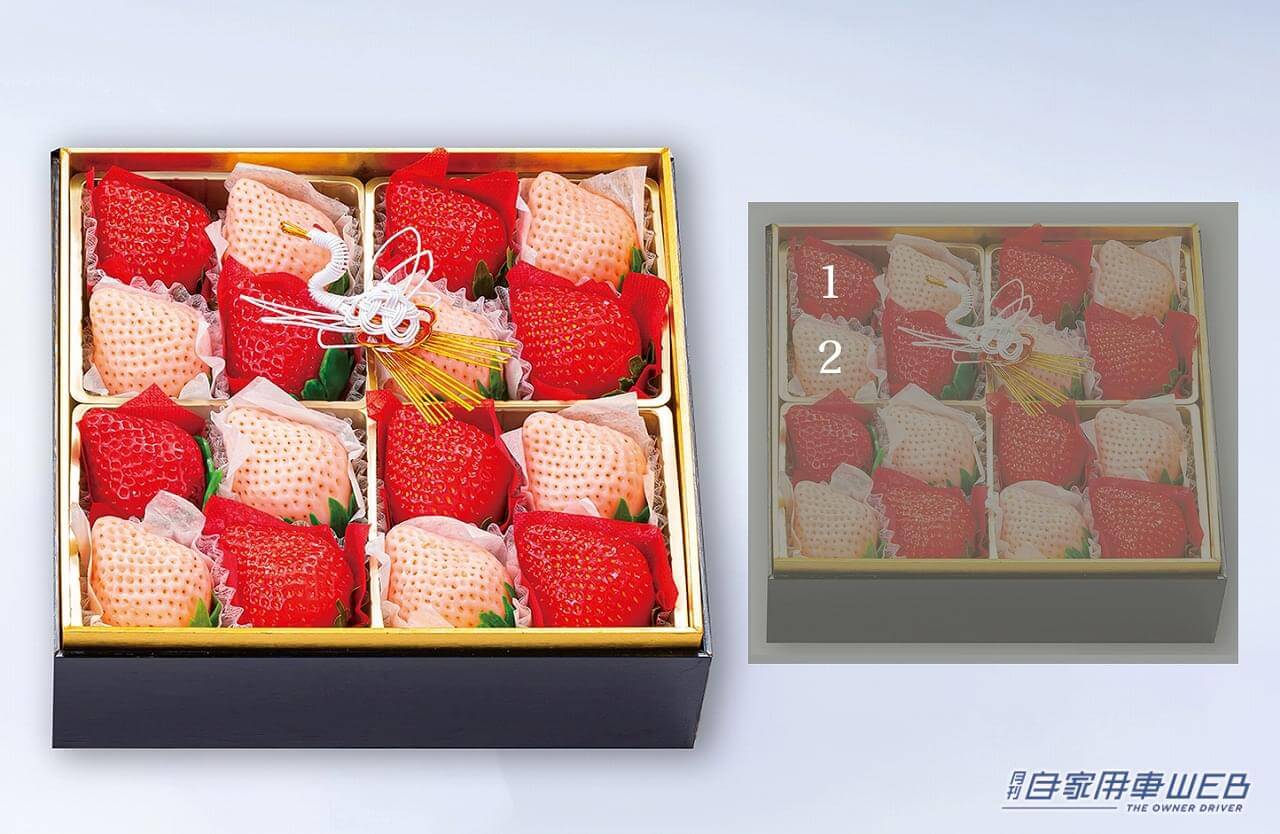 |1箱いちごで埋め尽くされる! 新年早々テンションが上がる大粒紅白苺入り「和洋果折衷」が予約受付中