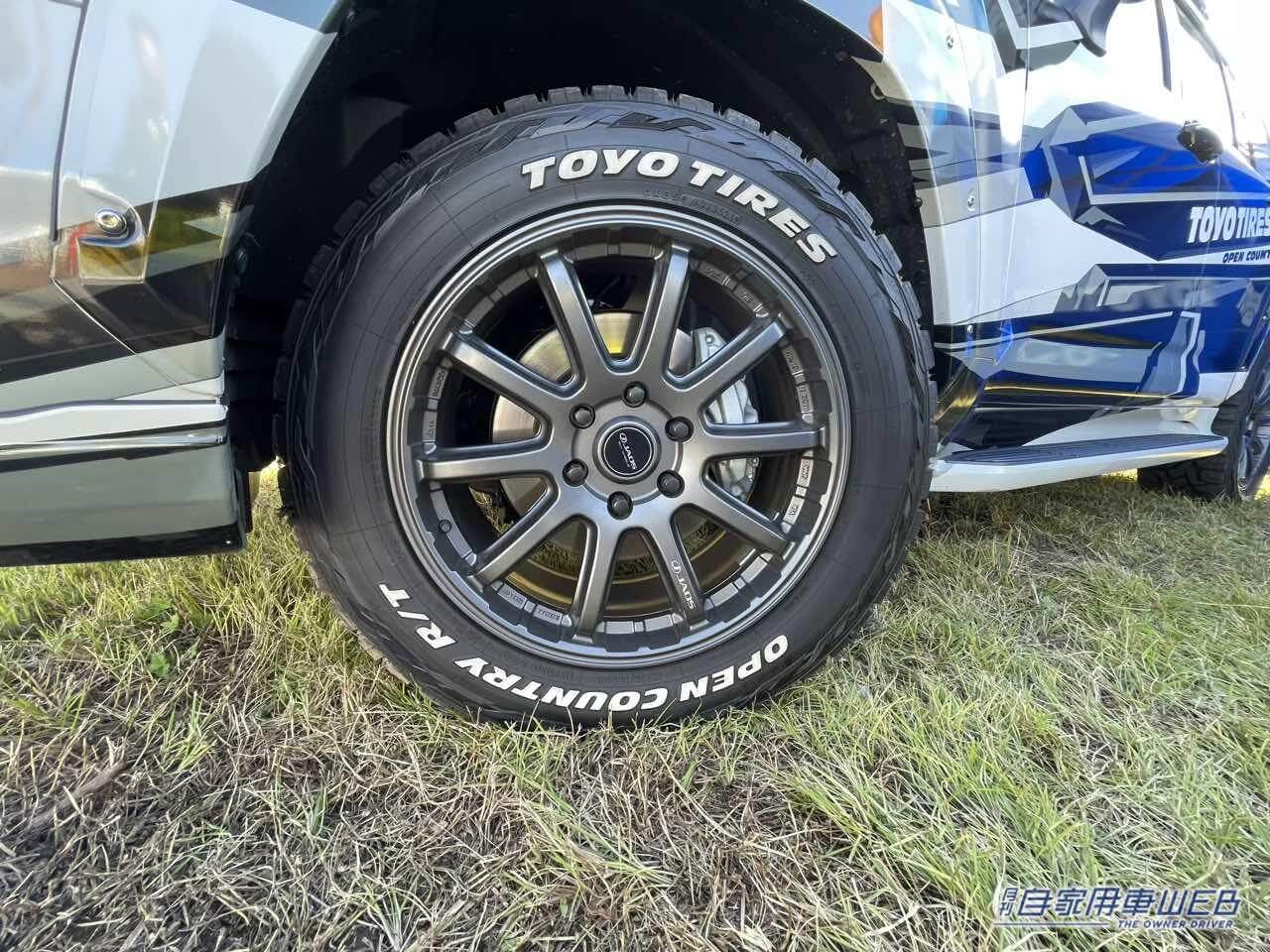 |水辺の悪路も安心! TOYO TIRE オープンカントリーはアウトドアユースの味方!