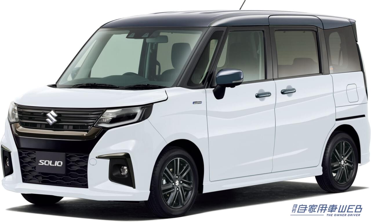 |スズキ、ハイブリッドを搭載した小型乗用車「ソリオ」、「ソリオ バンディット」を発売、新色も登場だ!