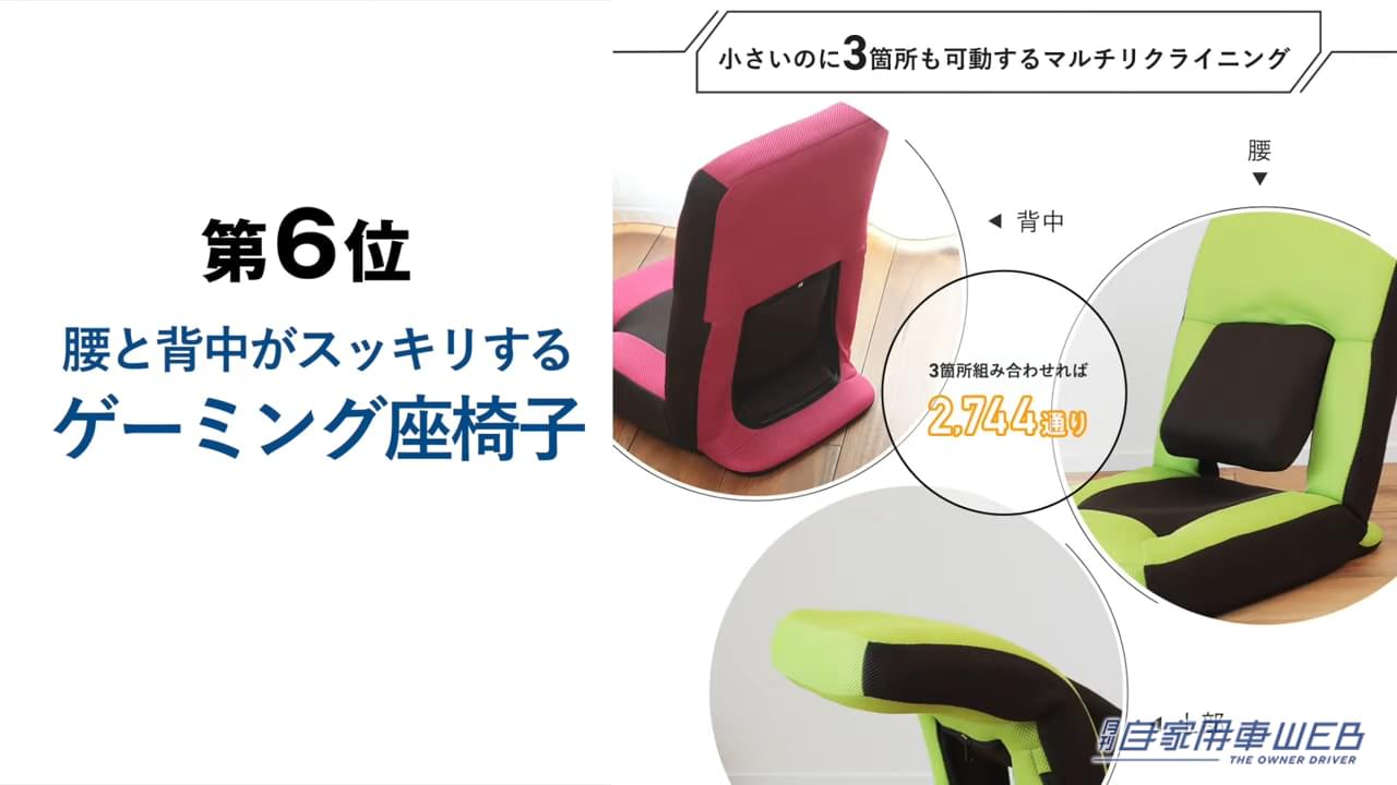 |最も売れている座椅子はどれ!?座椅子専門メーカーが「2022 座椅子人気ランキング TOP10」を発表!