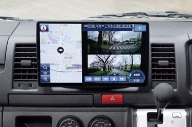 人気ジャンル別”ドライブレコーダーレビュー”、大場面で映像確認できるカーナビ連携2カメラモデル【Panasonic CA-DR03HTD】