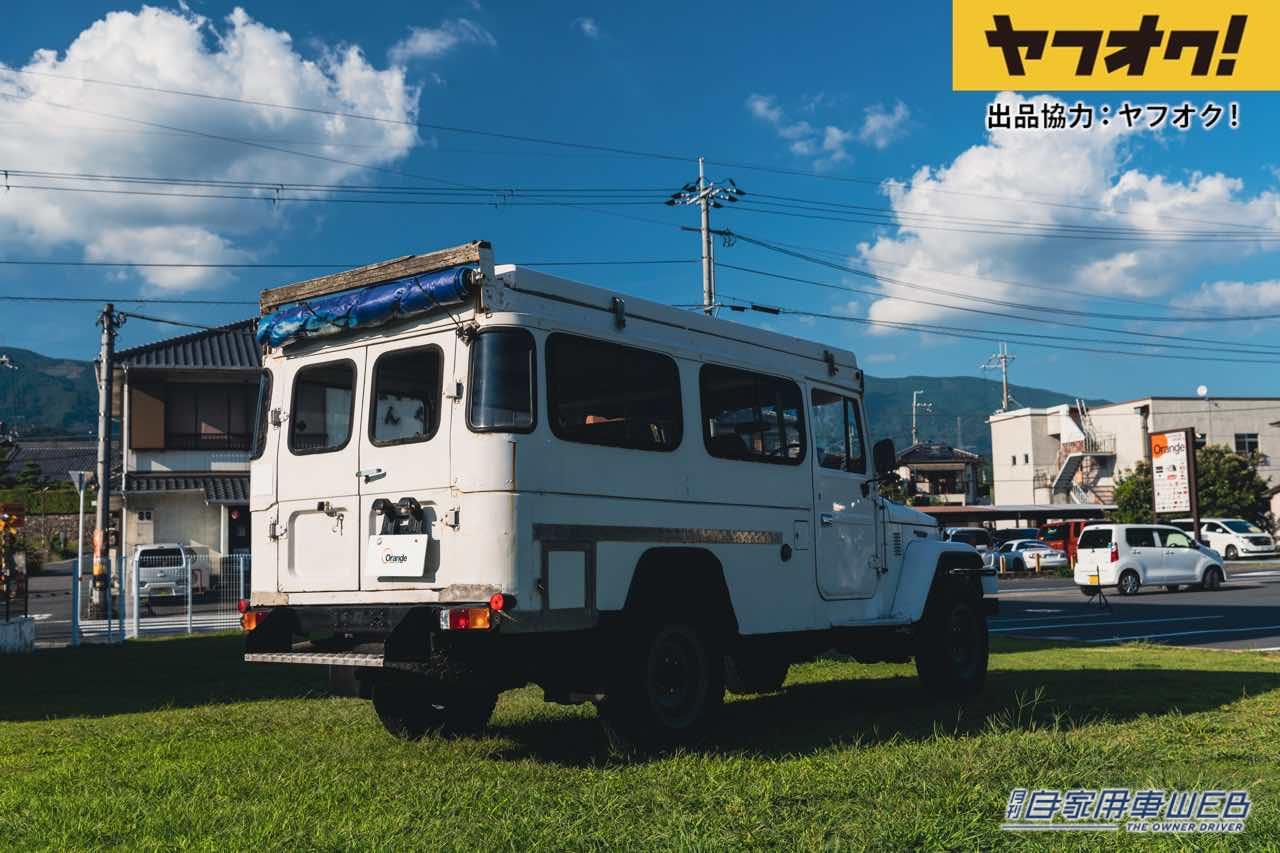 |日本未発売のランドクルーザー40系がヤフオクに!LOT No.5「1984 Toyota Land Cruiser Troop Carrier 47」