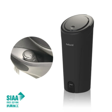 車のサイドポケットにすっぽり収まる、ワンランク上のボトル型ゴミ箱 ペルシード サイドポケットダスト