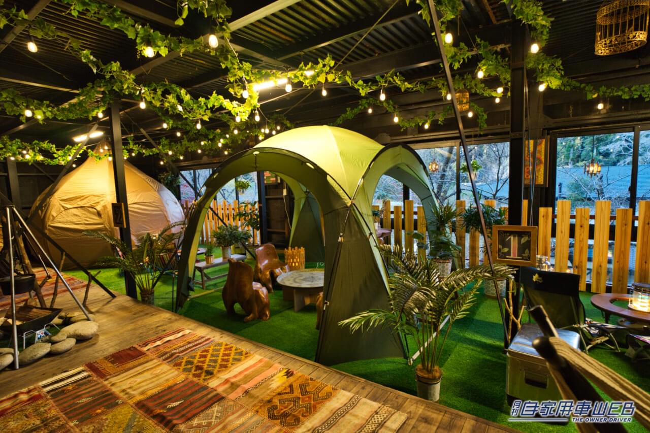 |半室内で安心!手ぶらでキャンプ『CAMPING TOWER』の冬季限定の宿泊プランは、あったかアイテム盛りだくさん!