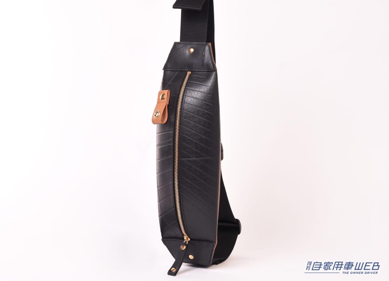 |廃タイヤとシートカバーでアップサイクル!クッション性と耐久性に優れたバッグが登場!