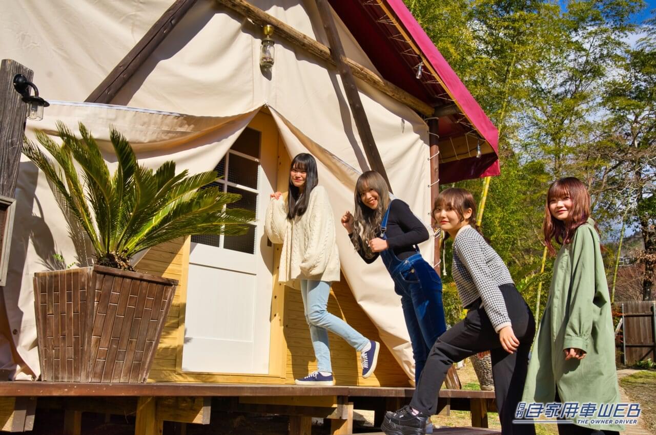 |半室内で安心!手ぶらでキャンプ『CAMPING TOWER』の冬季限定の宿泊プランは、あったかアイテム盛りだくさん!