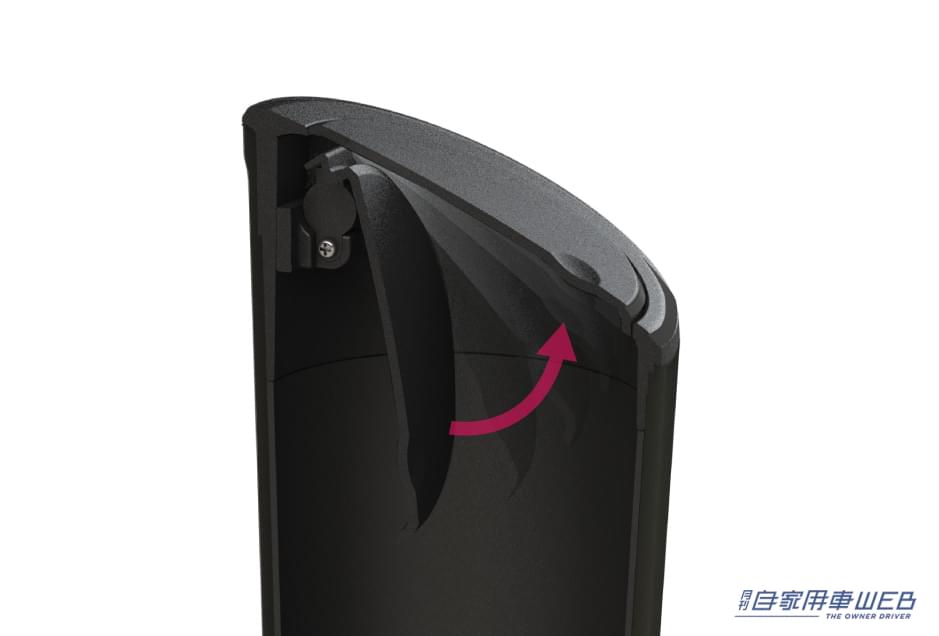 |車のサイドポケットにすっぽり収まる、ワンランク上のボトル型ゴミ箱 ペルシード サイドポケットダスト