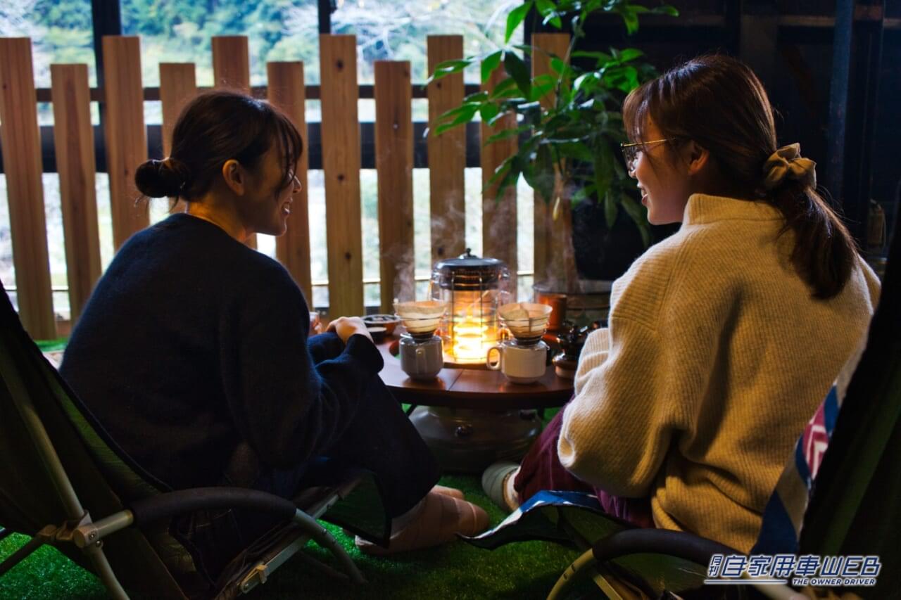 |半室内で安心!手ぶらでキャンプ『CAMPING TOWER』の冬季限定の宿泊プランは、あったかアイテム盛りだくさん!