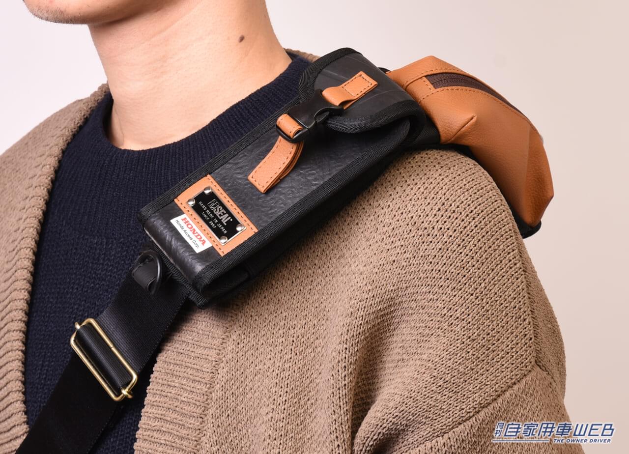 |廃タイヤとシートカバーでアップサイクル!クッション性と耐久性に優れたバッグが登場!