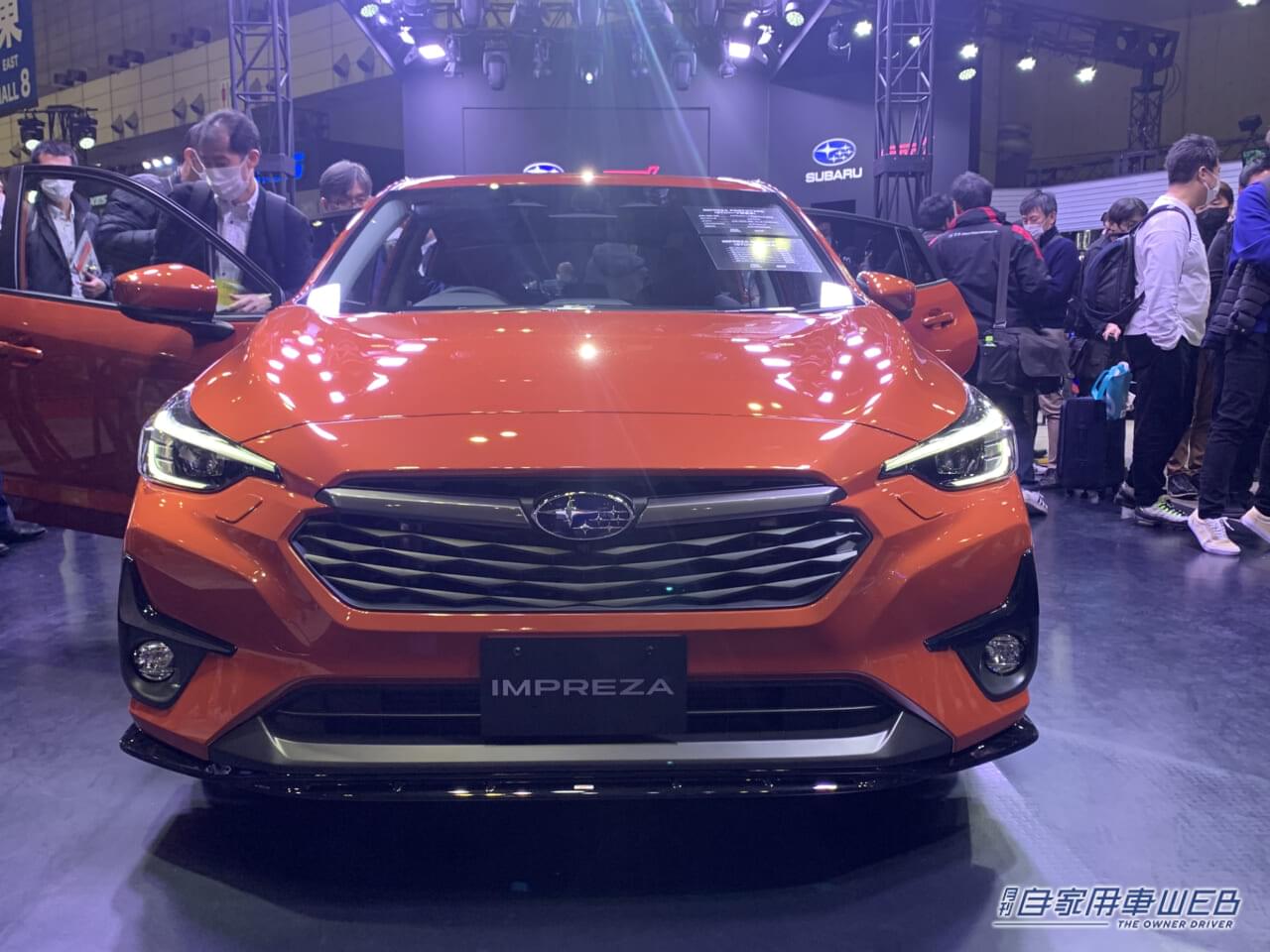 |開発中のSTIパーツを装着した特別仕様!新型「インプレッサ」(日本仕様車)プロトタイプが初公開【東京オートサロン2023 写真で見るスバルブース】
