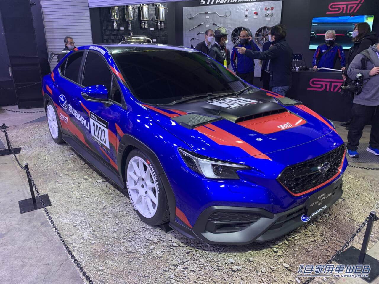 |開発中のSTIパーツを装着した特別仕様!新型「インプレッサ」(日本仕様車)プロトタイプが初公開【東京オートサロン2023 写真で見るスバルブース】