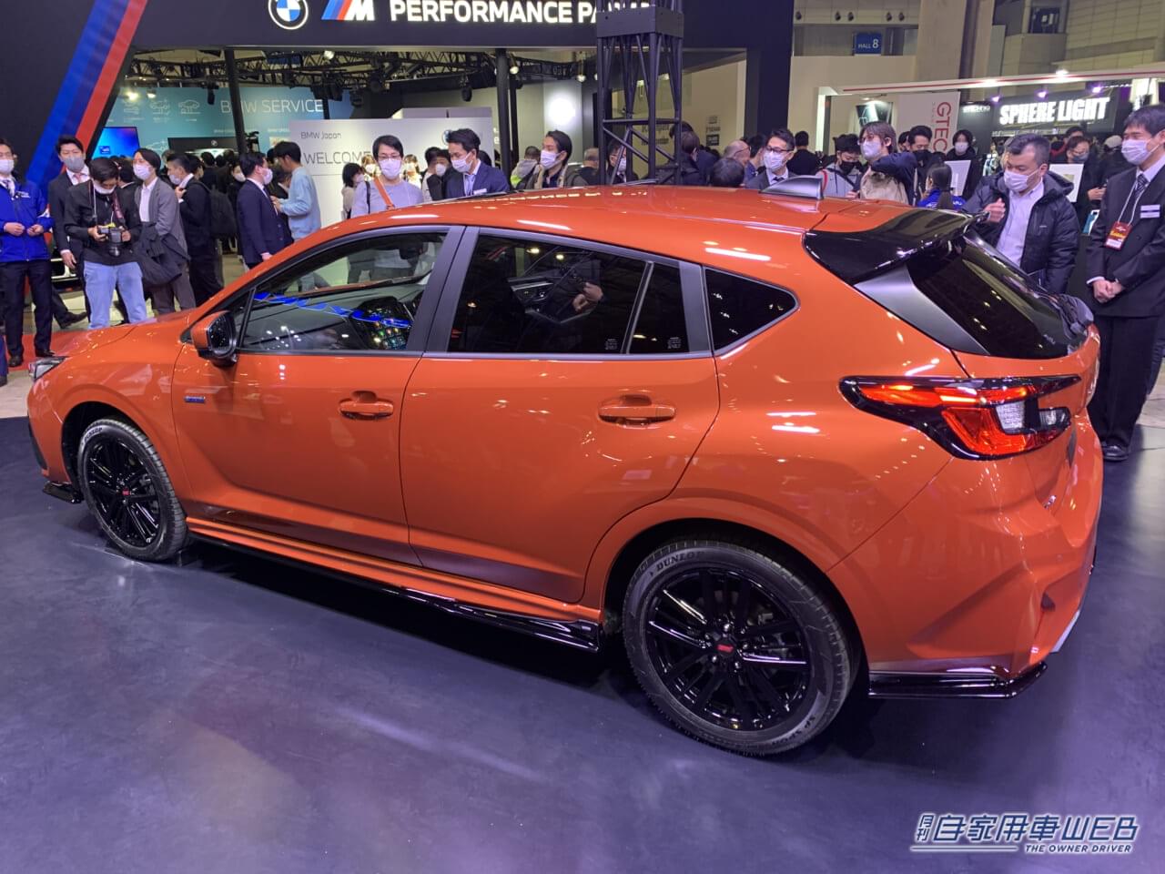 |開発中のSTIパーツを装着した特別仕様!新型「インプレッサ」(日本仕様車)プロトタイプが初公開【東京オートサロン2023 写真で見るスバルブース】