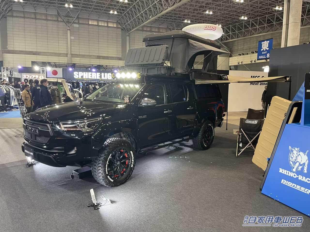 |これはアウトドアの要塞!最高にかっこいいカスタムハイラックスが登場