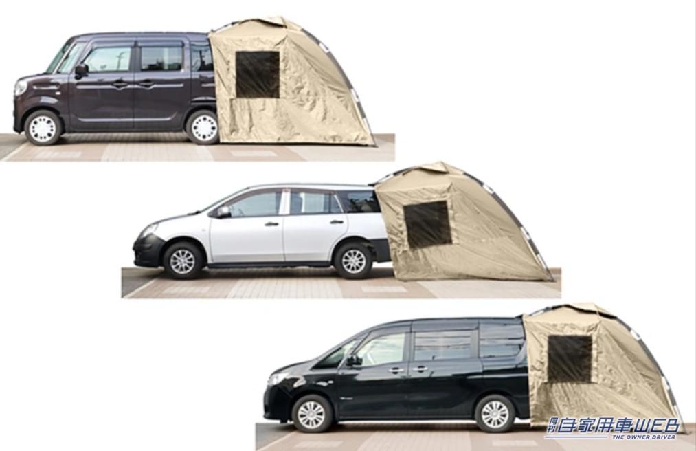 |ワンタッチで設営ラクラクなカーサイドタープ「カラップ+」のクラウドファンディングが、もうすぐ終了!一般販売は3月予定