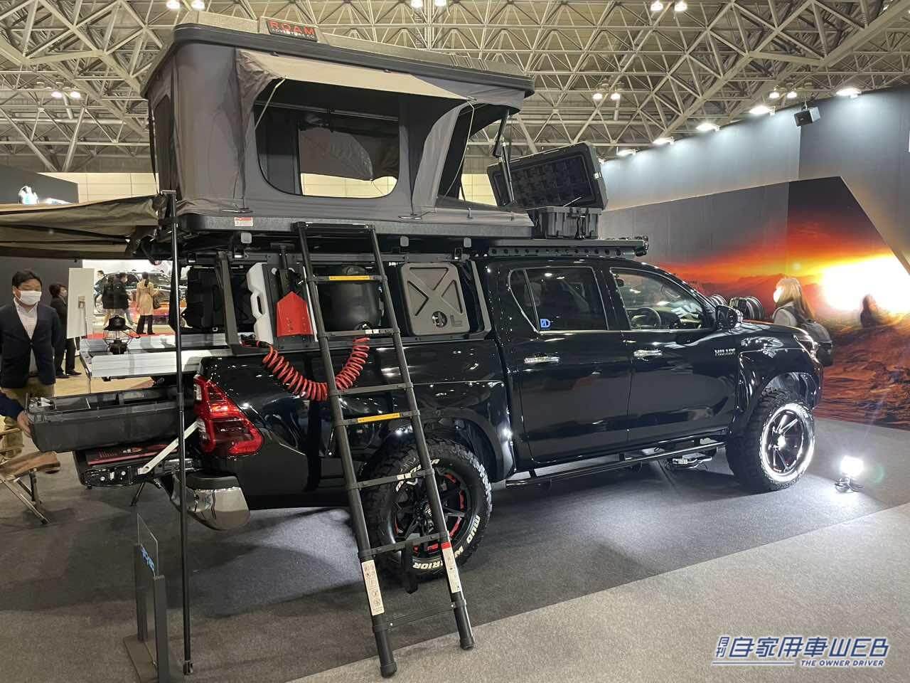 |これはアウトドアの要塞!最高にかっこいいカスタムハイラックスが登場