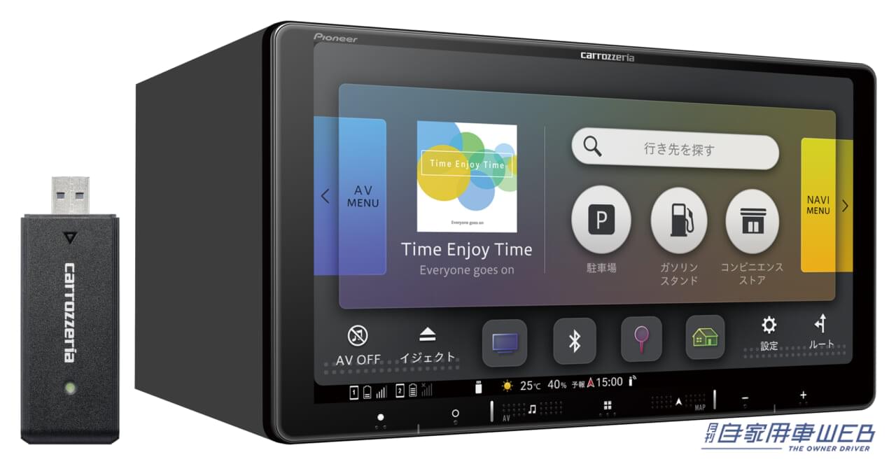 |【最速実機レビュー!!】楽ナビが待望のフルモデルチェンジ、548車種以上に装着可能な9型フローティングモデルも新登場!使い放題の通信機能も気になる