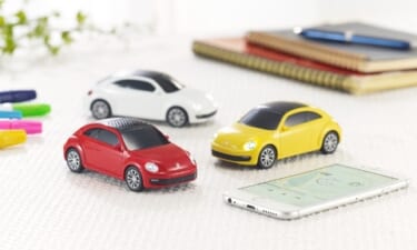 フォルクスワーゲン・ザ・ビートル型のBluetoothスピーカー!カラーは選べる3色!