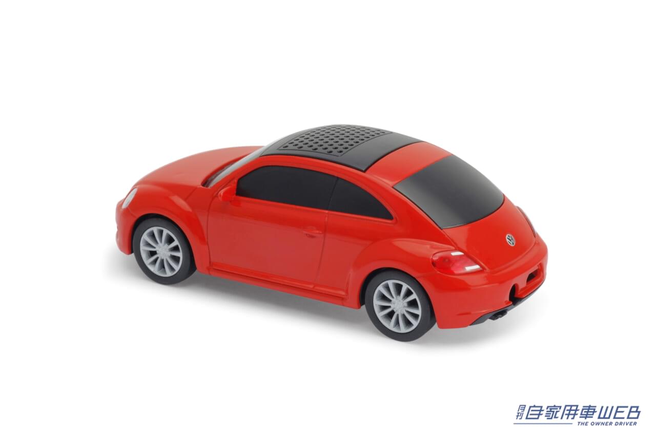 |フォルクスワーゲン・ザ・ビートル型のBluetoothスピーカー!カラーは選べる3色!