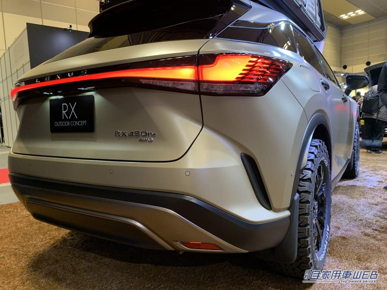 |「トヨタ クラウン」や「レクサス RX」がガチアウトドア仕様に! これは実車販売して欲しい!【大阪オートメッセ2023】