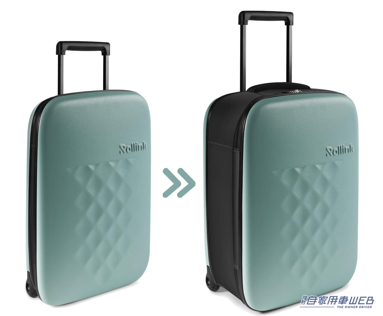 |世界でバズった「Rollink」の折り畳めるスーツケース!40Lの大容量でも薄さ5cmで収納もラクラク!