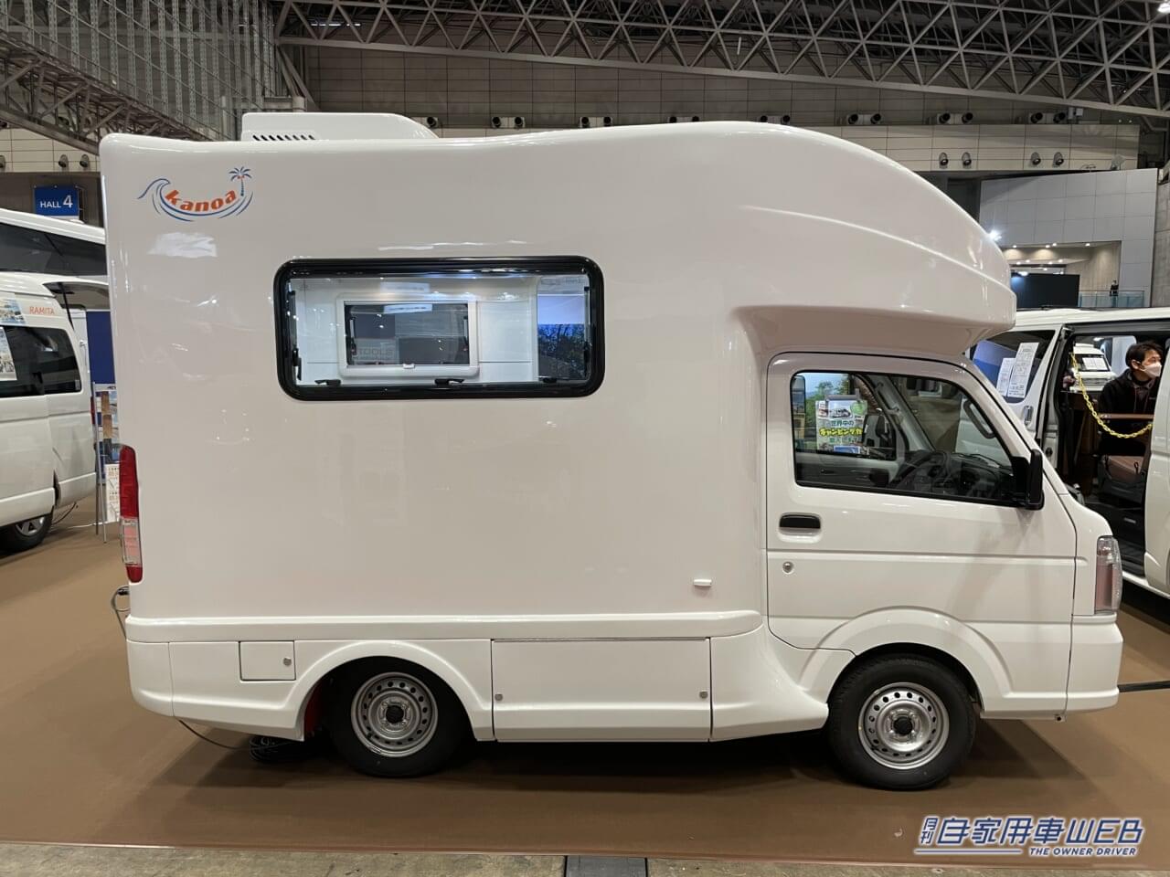 |軽トラサイズのキャンピングカー!小さめだから使いやすい「Kanoa」