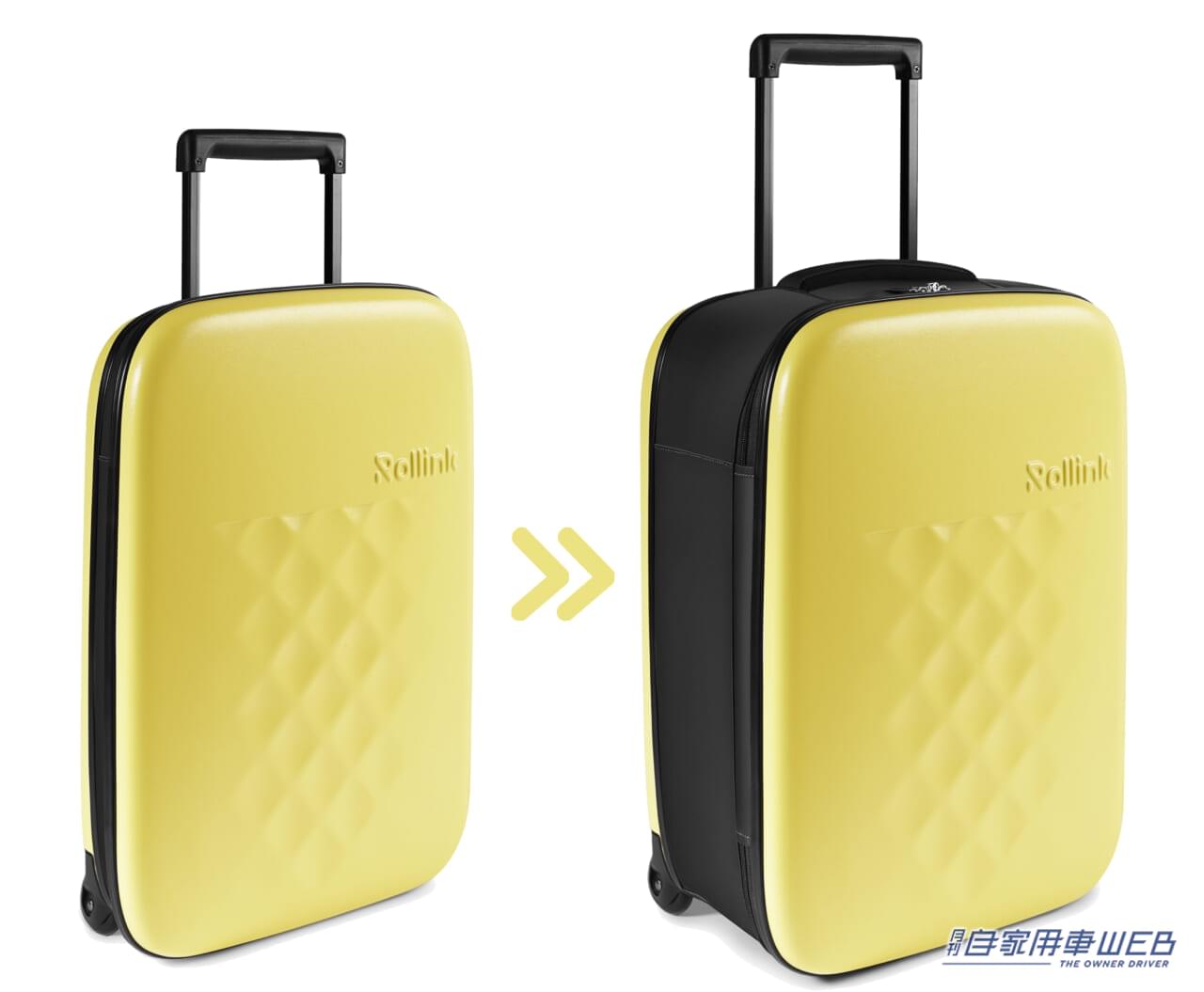 |世界でバズった「Rollink」の折り畳めるスーツケース!40Lの大容量でも薄さ5cmで収納もラクラク!