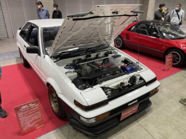 1986年式 トヨタ スプリンタートレノ1600GT 旧車アルバム「ノスタルジック2デイズ2023 選ばれし10台」No.9