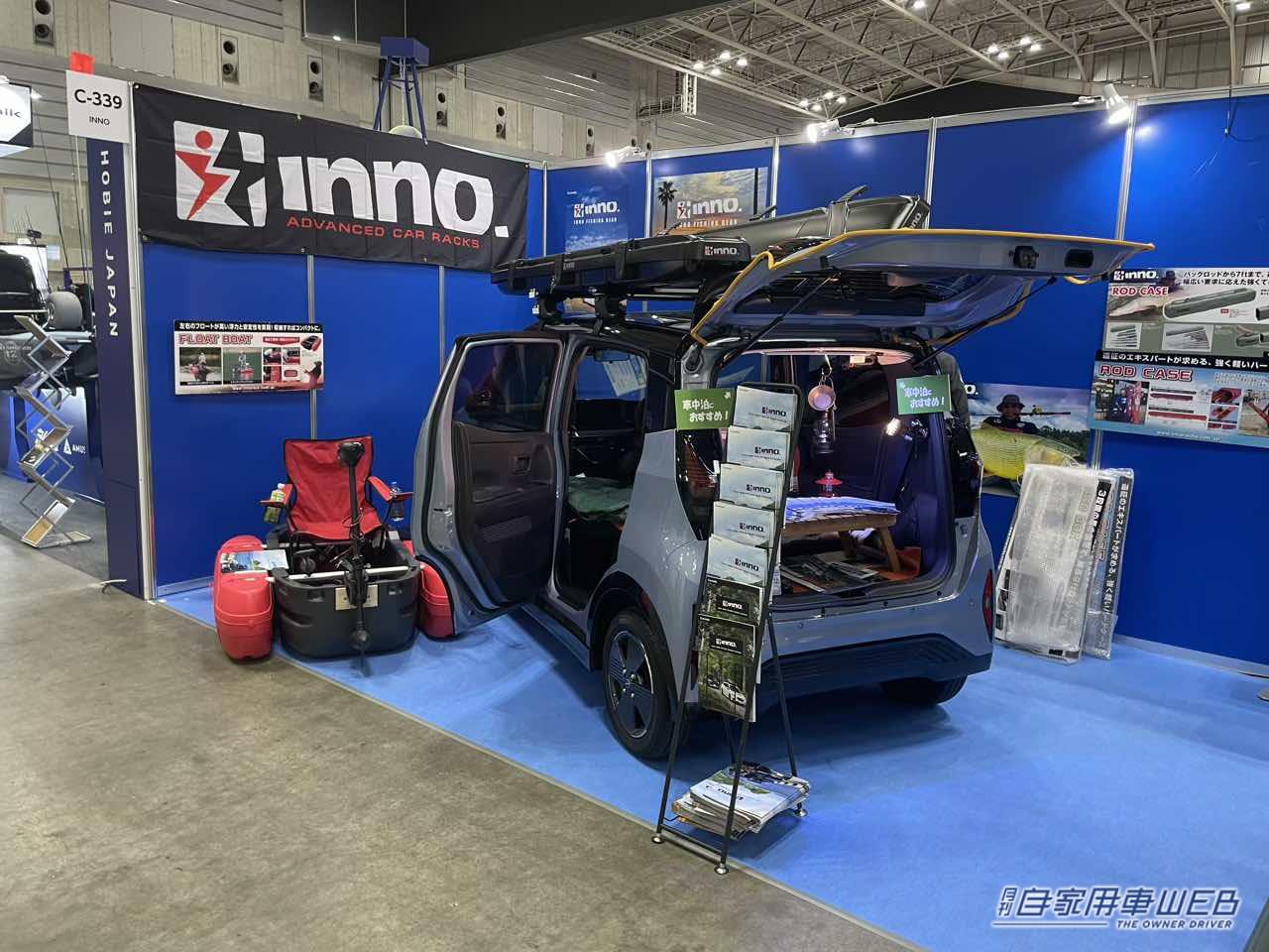 |軽EVのNISSAN サクラも釣り仕様に!カーメイトの「inno」シリーズはコンパクトカーや軽自動車にも最適だった