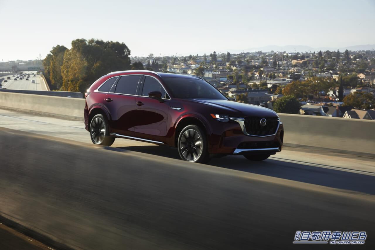 CX-90北米仕様|欧州マツダが新型3列シートSUV「CX-80」のデビューを告知!