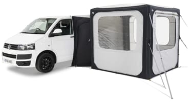 車に付けて簡単便利なテント!エアーフレーム構造のオーニングテントが登場