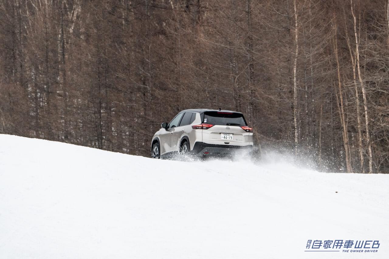 |ゲレンデも突っ走る!日産エクストレイル「e-4ORCE」の性能に驚きの声が連発!