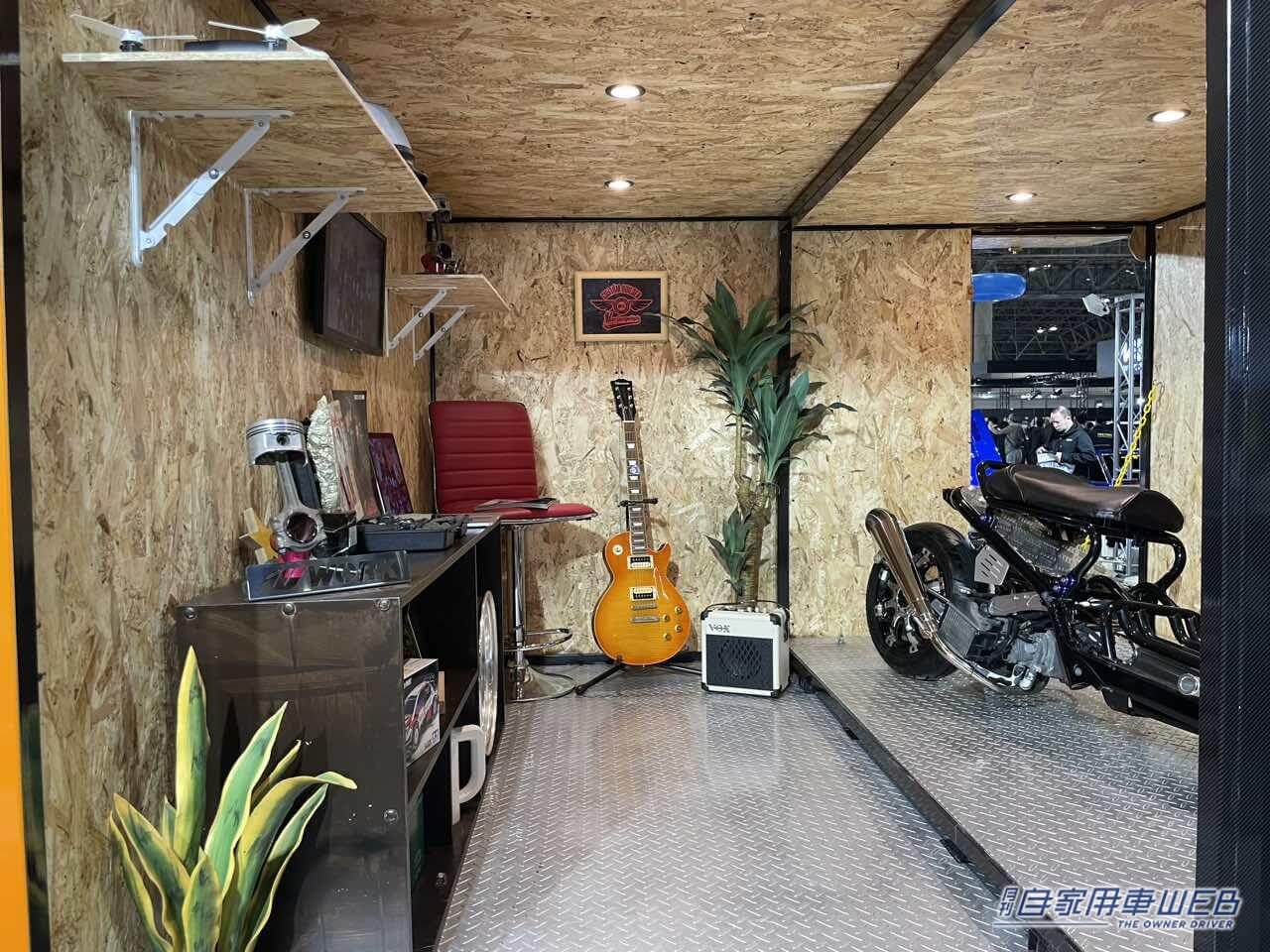 |スズキのキャリイがガレージに!移動式の秘密基地「WIZ CONCEPT XⅦ MoveGarage」