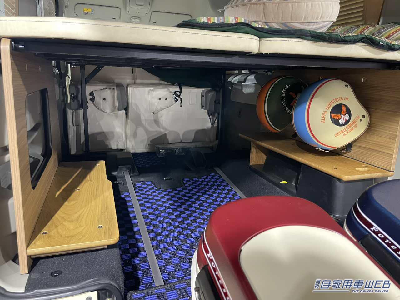 |HONDAモトコンポが積めるSUZUKIエブリイ!しかも車中泊までできちゃう!