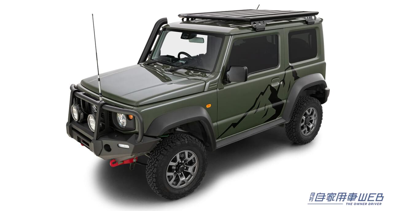 |取り付け時間、たったの45分!? 人気のスズキ・ジムニー用フラットルーフラックキットが登場、これは即買いでしょ!