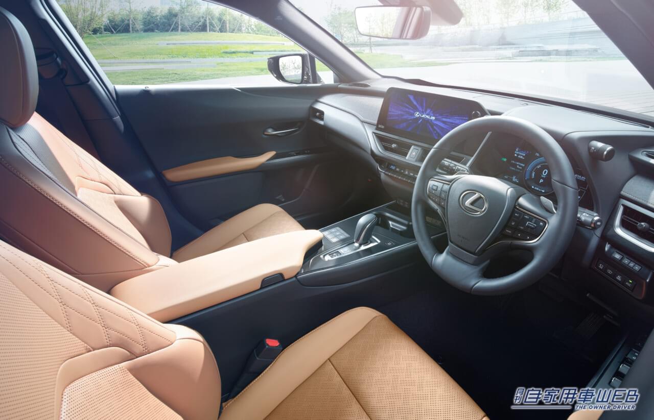 |LEXUSがバッテリーEV「UX300e」を一部改良!航続距離を伸長し機能も向上