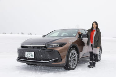 新型クラウン 雪上テストリポート「雪道でも、上質な走りが楽しめる、懐の深さに脱帽」