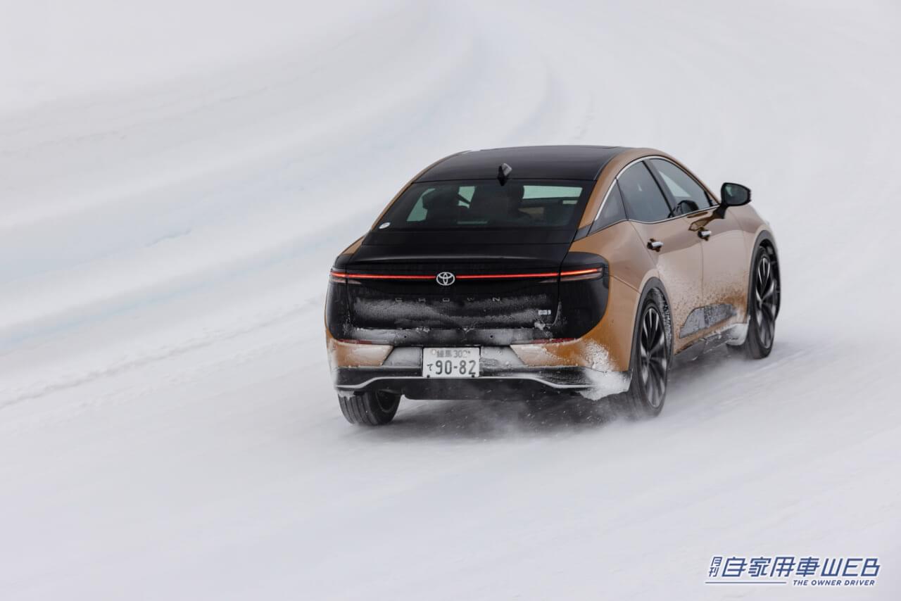 |新型クラウン 雪上テストリポート「雪道でも、上質な走りが楽しめる、懐の深さに脱帽」