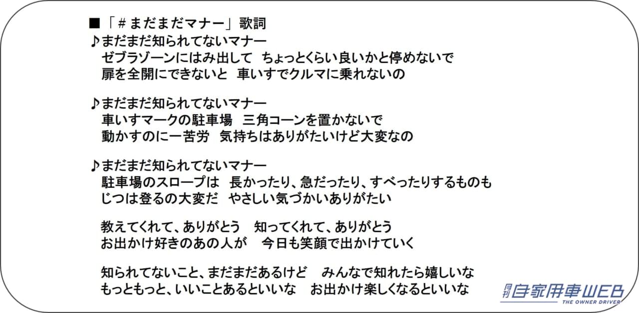 |車いす駐車場マナー向上に向けたプロジェクト「#まだまだマナー」が始動!