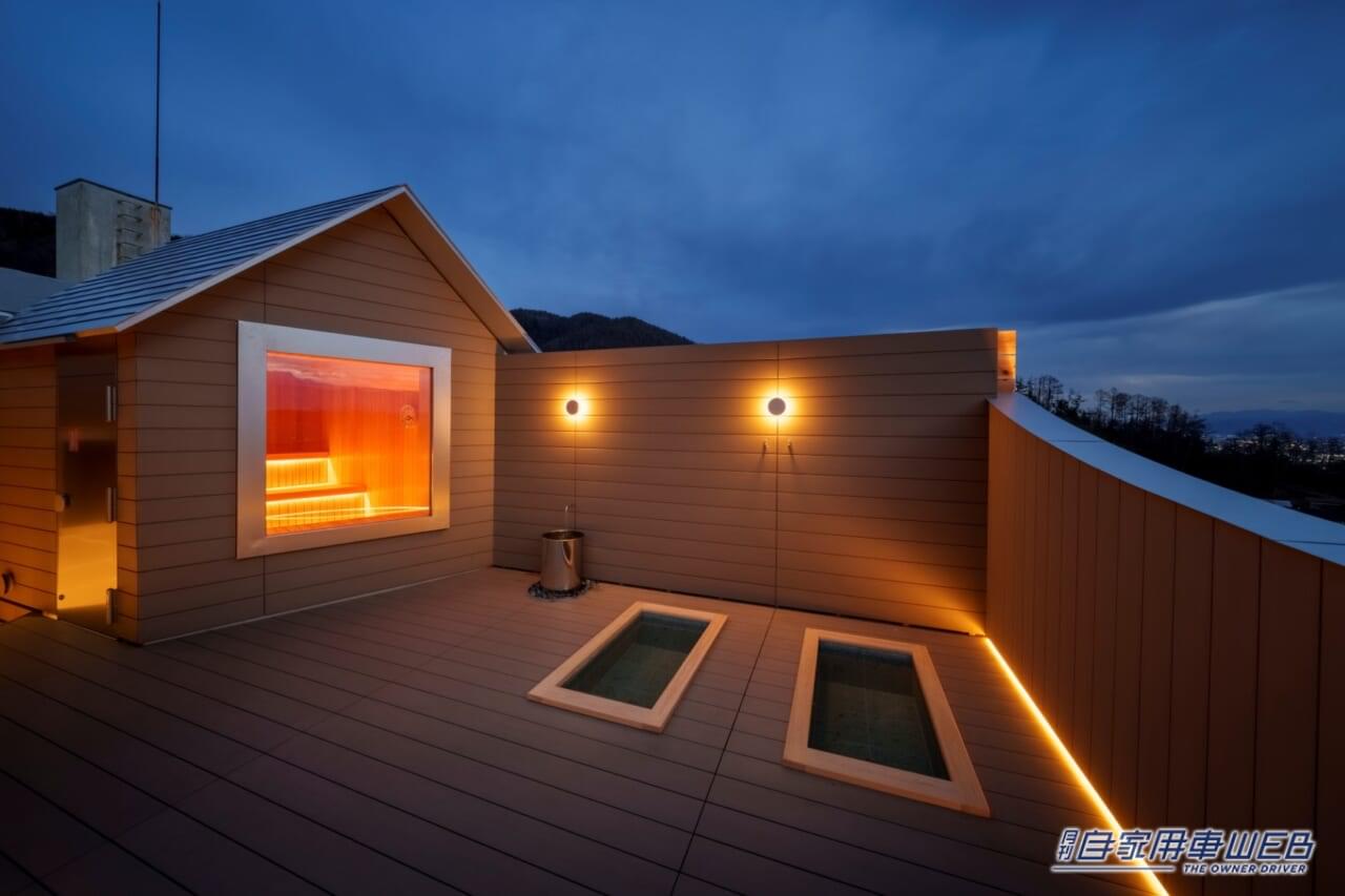 |絶景サウナが松本にオープン!浅間温泉から望む夜景を見ながら「サ活」できるぞ!