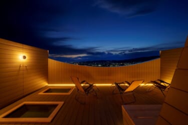 絶景サウナが松本にオープン!浅間温泉から望む夜景を見ながら「サ活」できるぞ!