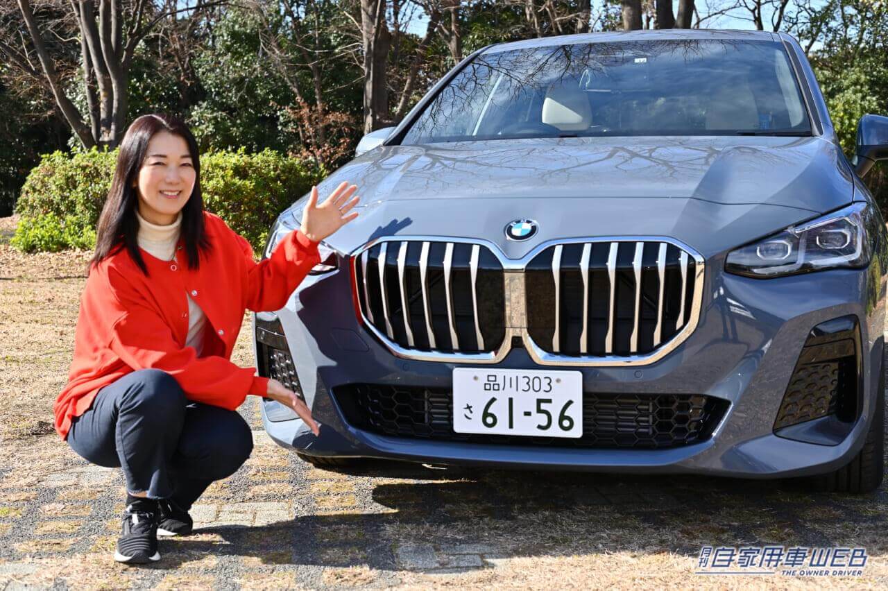 |まるも亜希子の「家族のクルマ選び!」フルフラットになるラゲッジはレジャー好きならかなり魅力的!【BMW 2シリーズ アクティブ ツアラー】