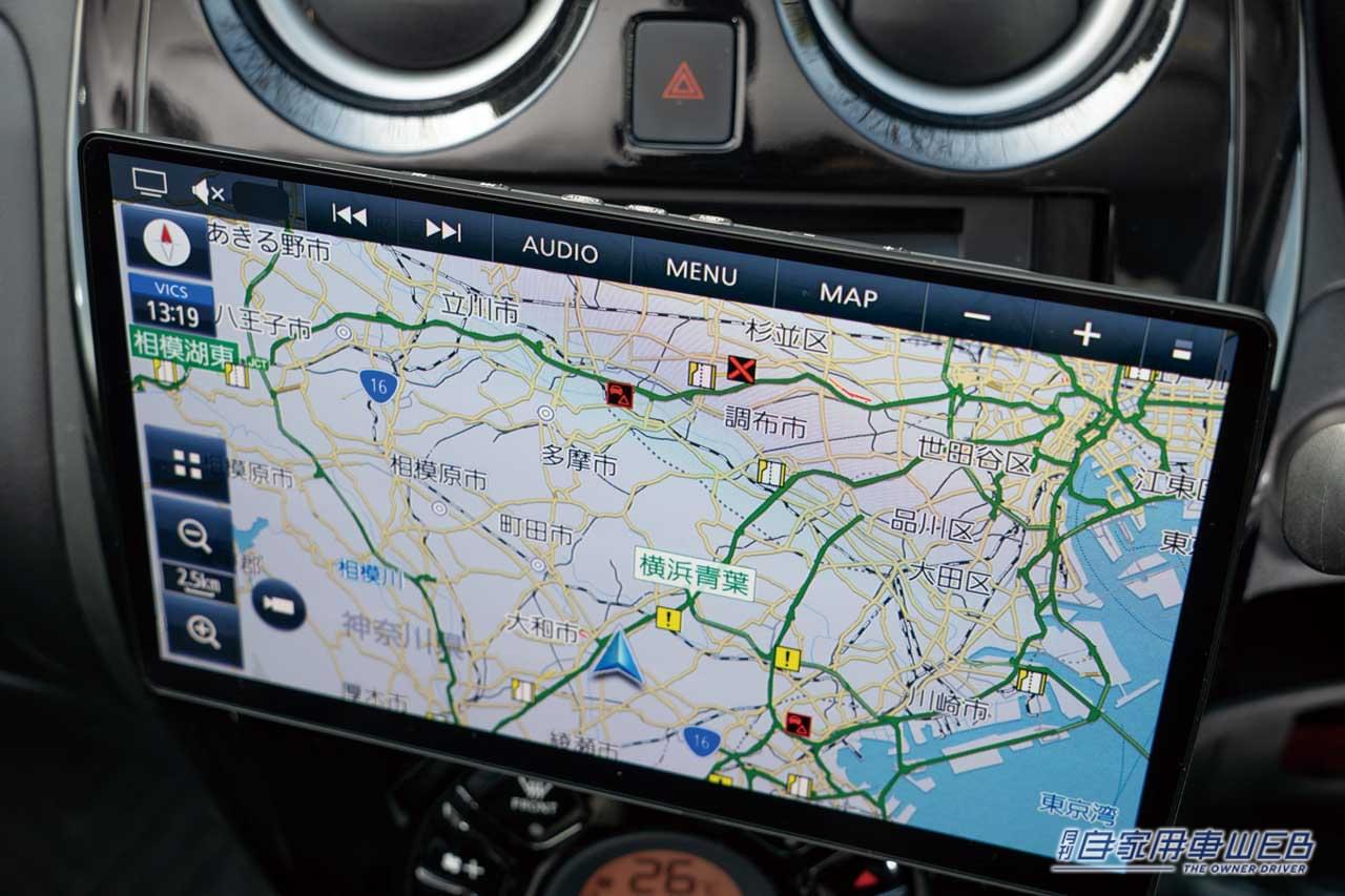 |フローティングスタイルの草分け「ストラーダFシリーズ」、前後左右の角度調整はパナソニックだけ!【CN-F1X10BGD 長期レポートvol.1】