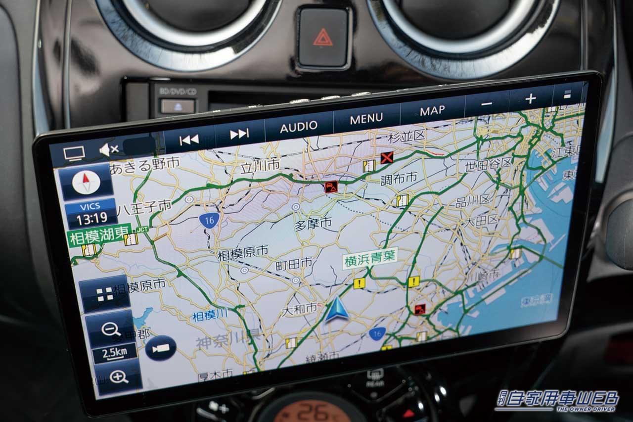 |フローティングスタイルの草分け「ストラーダFシリーズ」、前後左右の角度調整はパナソニックだけ!【CN-F1X10BGD 長期レポートvol.1】